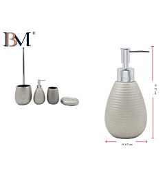 DISPENSATORE DI SAPONE IN CERAMICA  MISURA: 8.5X11BM