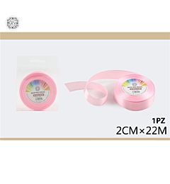 NASTRO RASO ROSA 2CM/22M