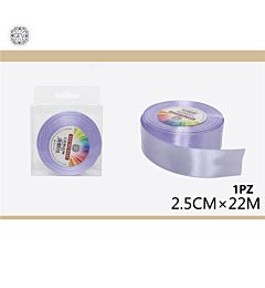 NASTRO RASO VIOLETTO 2.5CM/22M