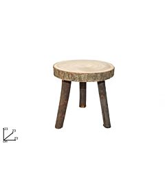 SGABELLO LEGNO 23XH23CM HFM7172 PC &amp;CCEDIL