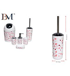 PORTASCOPINO DECORATO IN PLASTICA 10X10X36.5CMBM