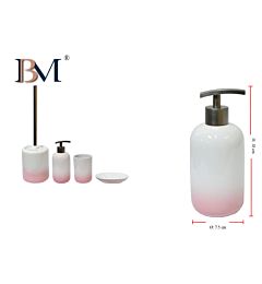 DISPENSATORE DI SAPONE IN CERAMICA, MISURA: 7.5X12