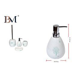 DISPENSATORE DI SAPONE IN CERAMICA, MISURA: 8.8X10