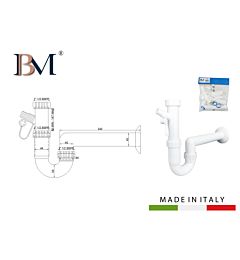 SIFONE AD S LAVELLO SINGOLO 1 1/2 X 40BM