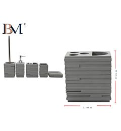 PORTASPAZZOLINO IN RESINA  MISURA 10.5X6.5X11.5 CMBM