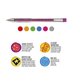 CARIOCA PENNE GLITTER BL. 6PZ.Carioca