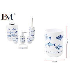 TAZZA/BICCHIERE DA BAGNO, MISURA 7.4X7.4X10.5 CM