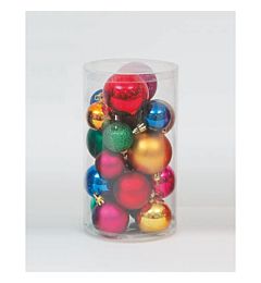 20 SFERE MULTICOLOR ASS.IN CILINDRO  CM.12X21(10SF