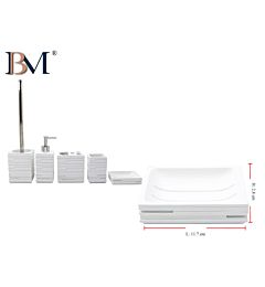 PORTASAPONE IN RESINA MISURA: 11.7X8.7X2.8 CM