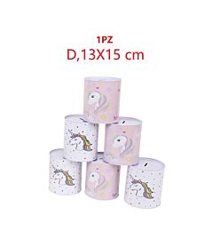 SALVADANAIO DI METALLO UNICORNOParty Go