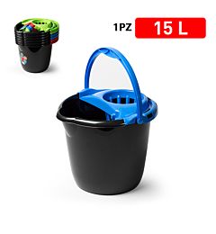 SECCHIO STRIZZA ROTONDA MOP NEGROCOLOR