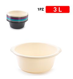 BACINELLA TONDA 3 L N GAMMA ELEGANCEPlastic Forte