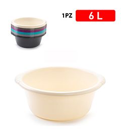 BACINELLA TONDA 6 L GAMMA ELEGANCEPlastic Forte