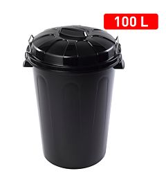 BIDONE 100 L NEROPlastic Forte