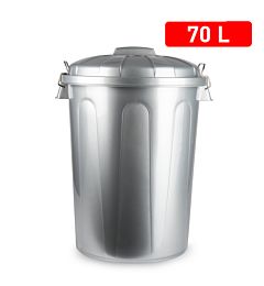 BIDONE 70 L ARGENTOPlastic Forte