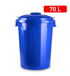 BIDONE 70 L BLU PARCHISPlastic Forte