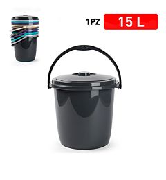 BIDONE ECO 15L GAMMA ELEGANCEPlastic Forte