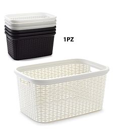 CESTO BIANCHERIA RATTAN 35L 53 X 36Plastic Forte