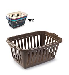 CESTO PER LA BIANCHERIA RETTANGOLARE GAMMA ELEGANCPlastic Forte