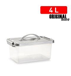 SCATOLA MULTIUSO MINIBOX 4L ARGENTOPlastic Forte