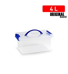 SCATOLA MULTIUSO MINIBOX 4L TRASPARENTEPlastic Forte