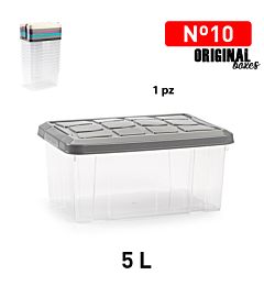 SCATOLA MULTIUSO N  10 5L GAMMA ELEGANCEPlastic Forte