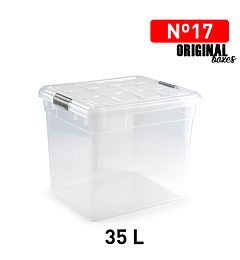 SCATOLA MULTIUSO N  17 35L PLATA F17Plastic Forte