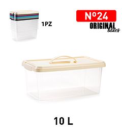 SCATOLA MULTIUSO N  24 10L GAMMA ELEGANCEPlastic Forte