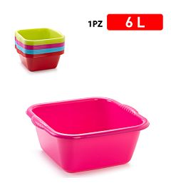 BACINELLA QUADRATA 6 LPlastic Forte