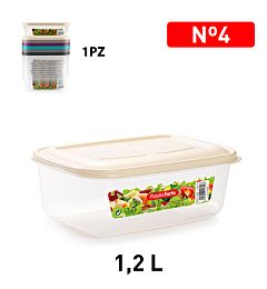 CONTENITORE CLASSIC 1,2 L GAMMA ELEGANCEPlastic Forte