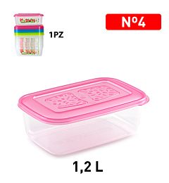 CONTENITORE CLASSIC 1,2 L GAMMA TRASLUCIDAPlastic Forte