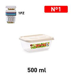 CONTENITORE CLASSIC 500 ML GAMMA ELEGANCEPlastic Forte