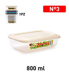 CONTENITORE CLASSIC 800 ML GAMMA ELEGANCEPlastic Forte