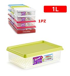CONTENITORE FRESH CON GRIGLIA 1LPlastic Forte