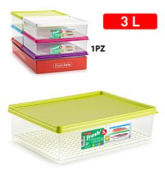 CONTENITORE FRESH CON GRIGLIA 3 LPlastic Forte