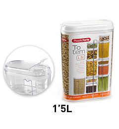 RECIPIENTE 1,5L PS BIANCOPlastic Forte