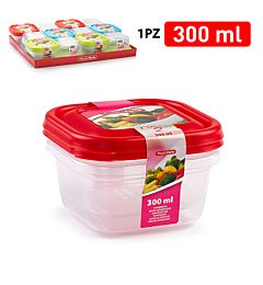 SET 2 CONTENITORI QUADRATI 300 MLPlastic Forte