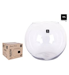 CIOTOLA DI VETRO PESCE  30CM  RUSTIKSoler