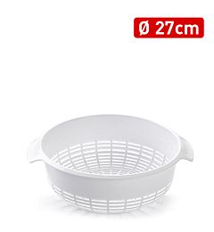 SCOLAPASTA 27 CM BIANCO
