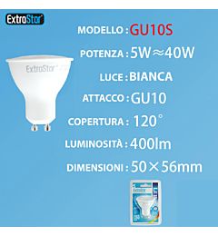 LAMPADINA LED 5W 400LM 6500KExtrastar