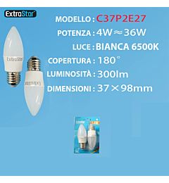 LAMPADINA LED E27 4W 300LM  2U LUCE FREDDAExtrastar
