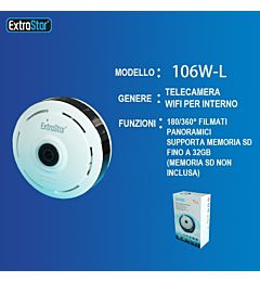 TELECAMERA IP WIFI PANORAMICA