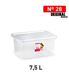 SCATOLA N 28 7,5 L TRASPARENTE