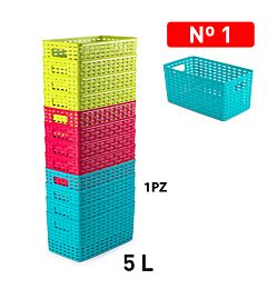 CESTA RATTAN 5L 28 X 17 CM GAMMA CLASSICA