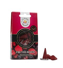 CONO INCENSO 15PZ FRUTTI ROSSI
