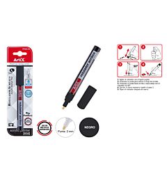 PENNARELLI PITTURA ACRILICA NERO ARTIXMp