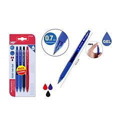 PENNA INCHIOSTRO GEL 0.7MM 4U MPMp