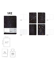 QUADERNO NOTE COPERTINA FORATA A7 CERVANTES