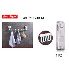 EMI STYLE GANCI MULTIPLI APPENDITUTTO A VENTOSA 49.5*11.6*8CM 10KGEmi Style