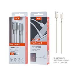 TB1227 BL, MTK, CAVO DATI LIGHTNING CON INDICATORE LED